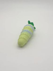 Interactive Carrot Sound Chewing Toy Bite-resistance Teeth Grinding Pet Chew Toy Squeaky Design Carrot Shape
