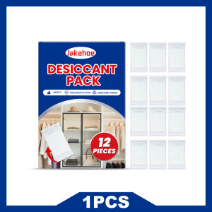 JAKEHOE 12Pcs/Box Desiccant Pack for Wardrobes Shoe Cabinets Strong Moisture Bbsorption Long-lasting Effect No Irritating Odors