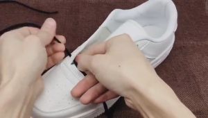 Sepasang Tali Sepatu Tali Sneakers Lazy Lace Lock Buckle Shoelaces AJ264