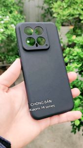 Ốp Lưng Dẻo Chống Bẩn Xiaomi 14 Pro Xiaomi 14 Xiaomi 14T/ 14T Pro Redmi Note 13 Pro 5G/ Note 13 4G Nhám Mịn Không Bám VÂN TAY TPU ĐEN Có Gờ Bảo Vệ Camera Tránh Trầy Xước