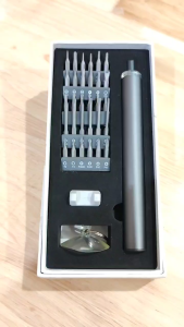 QBLADE Obeng Battery Screwdriver Set 10002 Abu Abu