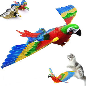 Electric Flying Bird Cat Toy Bird Simulation Interactive Hanging Parrot Eagle Flying Toy Relieve Boredom Teasing Toys