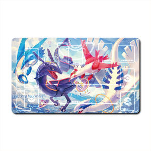 Bandai | Pokemon TCG Pad Đĩa Chiến Đấu Lớn Thẻ Mat 600x350MM Người Chơi Đơn Nhân Vật Trò Chơi Pad Lugia Regidrago Rayquaza Duraludon