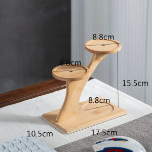 Nan Bamboo Non-Solid Wood Desktop Multi-layer Small Flower Stand Succulent Plant Balcony Living Room Office Pot Rack Green Plant Stand