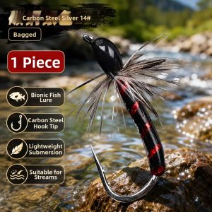 Griffiths Gnat Fly Imitation Hook for Stream Trout