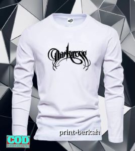 kaos oblong  lengan panjang cotton combet 30s bisa custom nama/gambar sesuai permintaan