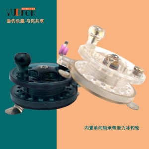 รอกตกปลาน้ําแข็งพิเศษประเภทมือขวา รอกสายตกปลาราคาไม่แพง มือเกือบกลางล้อ Fly Fishing Reel การปั่น รอก