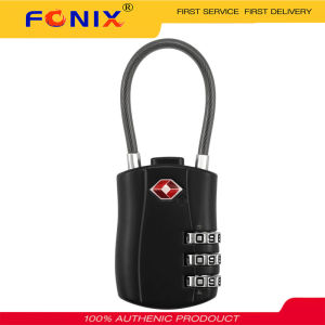 ล็อคกระเป๋าเดินทางที่ได้รับอนุมัติจาก FONIX TSAล็อครหัสศุลกากร TSA 3หลักกุญแจใส่รหัสไร้กุญแจกุญแจแบบรหัสล็อกกระเป๋าใส่เสื้อผ้า Kopor Perjalanan