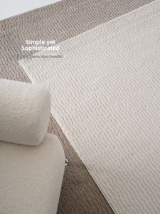 GUZHEN | Waterproof Anti-dirt Modern Minimalist Cream Style Large Area Customizable Carpet
