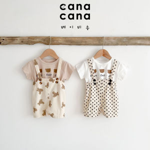 Canacana 9M-3Y Jumpsuit Baby Boys Girls Clothing Romper Baby Jumpsuit Overalls Kids Baju Budak Bayi