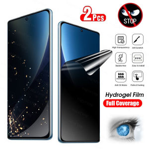 2Pcs Privacy Hydrogel Film For Motorola E14 G15 G56 G86 G05 G75 G84 Without Fingerprint Unlocking Moto G34 G64 Screen Protector