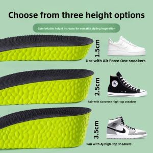 MONLEYTA | Eucalyptus Deodorant Heightening Shoe Inserts Invisible Comfortable Non-Tiring Sweat Absorbing Anti-Odor Heightening Pads For Men And Women