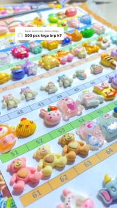 Resin Clay Karakter Motif Random Per Pcs