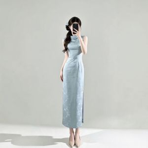 CHANGTONG | Elegant and Unique High-Split Bodycon Long Dress