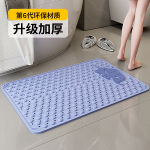 Modern Simple Style PVC Bathroom Mat Home Use Anti-Slip Bath Rug Kitchen Floor Carpet Environmental Protection Massage Pad