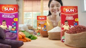 SUN Bubur Susu Sereal | SUN bubur sereal susu | Bubur Cereal Susu | Ekonomis | Sun Sachet | SunBubur Sereal Kotak Dan Sachet 120 Gr | 20 Gr