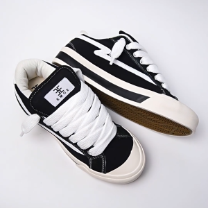 PROMO SPESIAL -EMOE- BUBBLE SNEAKERS PRIA WANITA SEPATU CASUAL PLATFORM HITAM PUTIH ELEGAN SHOES KARET