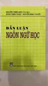 Sách - Dẫn Luận Ngôn Ngữ Học (DN)