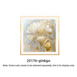 YASISHA | Modern Simple Luxury Wall Decorative Painting with Ginkgo Leaves