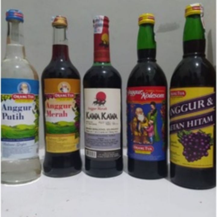 MINUMAN ANGGUR CAP ORANG TUA | Lazada