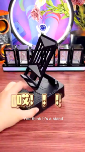 Lazy People 3 in 1 BlueTooth Speaker Power bank With Phone Stand Adjustable Portable Folding Phone Holder Eletronic Smartphone Cellphone