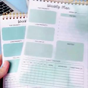 A5 Minimalist daily plan development coil notebook daily record writing stationery supplies