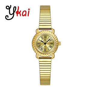 Ykai Original Fashion Womens Watches Girls Watch Female Korean Version Simple Retro Waterproof Quartz Watches Round Shape Elegant Ladies Stainless Steel Strap Small Wrist Watches For Women 1785G