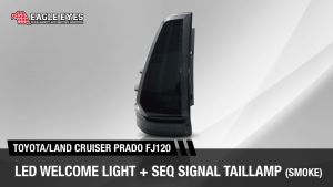 TOYOTA LAND CRUISER PRADO FJ120 2003-2009 LED SEQUENTIAL SIGNAL WELCOME LIGHT SMOKE TAILLAMP