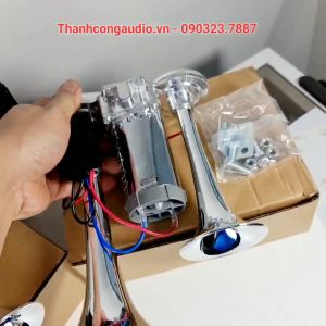 Kèn Còi hơi điện tử 12V & 24V 600DB cho xe hơi/tàu thuyền. chất lượng cao