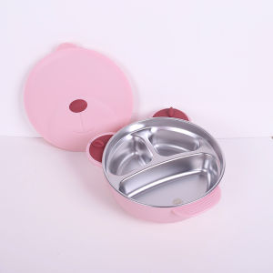 TONGXINBUER | Insulated Suction Plate Baby Feeding Set 316 Stainless Steel