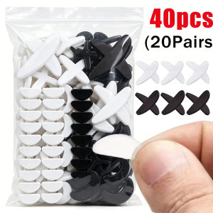 20pairs Non-Slip Glasses Nose Pads Invisible Silicone Self Adhesive Nose Pad Glasses Nose Holder Sticker Pad Eyewear Accessories