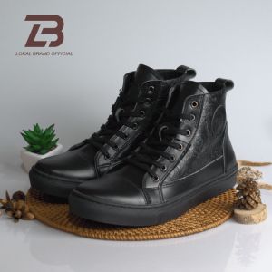 MOBATIC CAKRA HIGH ALL BLACK LOKAL BRAND - SEPATU SNEAKERS SLIP ON PRIA WANITA DEWASA TERBARU 2023 SEPATU COWOK CEWEK KEREN BUAT GAYA SEPATU SEKOLAH PRIA WANITA LAKI LAKI PEREMPUAN SD SMP SMA HITAM PUTIH CASUAL CONVERSE70S ALL STAR VENTELA AEROSTREET PVN