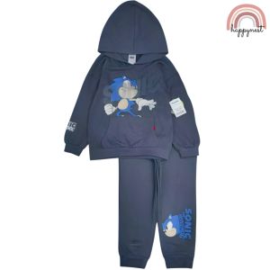Sonic Hedgehog Hoodie Tracksuit & Imported Jogger Set: A Stylish & Comfortable Outfit for 4-7 Years Old Girls