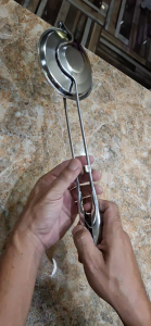 PURE STAINLESS FLYING SAUCER MAKER / SANDWICH MAKER / TOASTER / BURGER CLIP