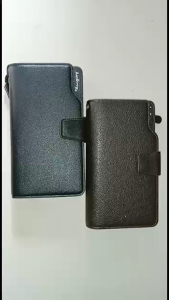 ORIGINAL BAELLERRY S1063 DOMPET PRIA PANJANG 3 LIPATAN TEBAL SEMI KULIT KUALITAS PREMIUM