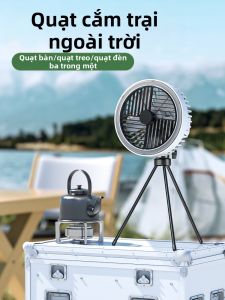 Quạt Di Động Sạc Ngoài Trời Cho Cắm Trại Quạt Treo Cho Cắm Trại Quạt Làm Mát USB Quạt Cầm Tay Quạt Di Động Quạt Làm Mát
