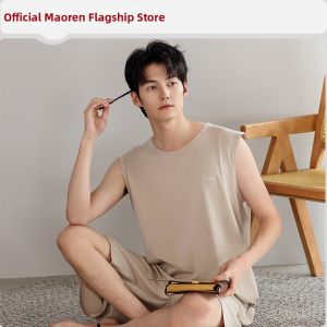 MiiOW | Summer Sleeveless Cool Feel Outwear Sleepwear Set Large Size