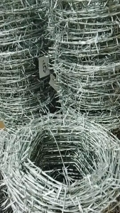 ลวดหนาม ลวดชุบกัลวาไนซ์ เบอร์12 เบอร์14 ลวดหนามถัก ล้อมรั้ว ตาข่ายรั้วบ้าน กันสนิม คุณภาพสูง สำหรับรั้วบ้านและสวน