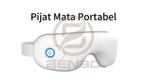 Benbo Alat Pijat Mata Portabel/ Pijat Getar Multi-frekuensi/Meredakan Kelelahan/Pemijatan Dengan Bantalan Udara/Kompres Hangat Mata