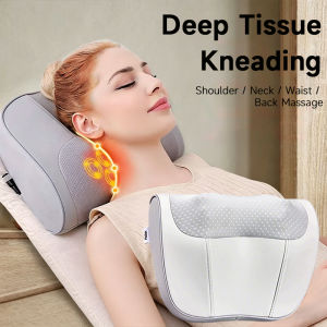 Haier | Haier 6D Neck and Back Massager Smart Sleep Aid with Full Body Heating Electric Deep Tissue Massage for Neck Care