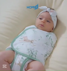 HOMIE Newborn Baby Swaddle Wrap-Baby Sleeping Bag (Thin & Anti-Startle Swaddles)Anti-Startle Design