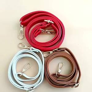 130cm Adjustable Bag Strap Replacement PU Leather Crossbody Belt Shoulder Handle for Handbag Purse DIY Accessories