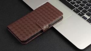 PU Leather Phone Case for Samsung Galaxy A37 A36 A35 A33 A32 A27 A25 A23 A22 A21s A16 A15 A14 Woven Shockproof with Stand Cover