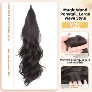 Self-winding Traceless Volume-adding Ponytail Wig