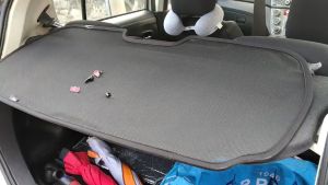 For Proton Iriz Car Rear Sunshade Rear Windscreen Car Sunshade Sun Shade Frame Edge Custom Fit OEM Reduce Heat for Rear Passenger Comfort & More Privacy DIY Sunshade Clip Pelindung Matahari Anti UV 1pc/set