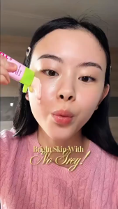 EMINA Bright Stuff Tone Up Cream Gel with Vitamin C + CICA SPF15 PA+++ Brightening in 7 Days - 20Gr