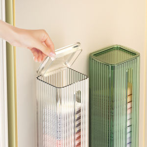 Wall-Mounted Drawers Style Underwear Socks Storage Box Organizer Nordic Style Home Use Plastic Material Pure Color Essentials