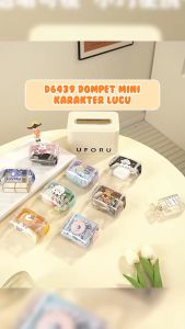 Indo 1866 - Dompet Mini Karakter Lucu / Pouch Koin Transparan
