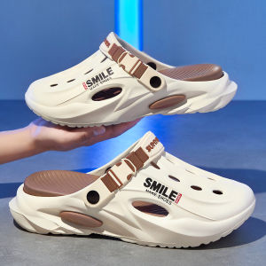Mens Summer Outdoor Wearable Clog Shoes Stream Trudging Rafting Driving Sandals Anti-Odor Slip-On Casual EVA Comfort Footwear
