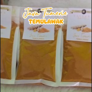 TEMULAWAK BUBUK / SERBUK TEMULAWAK ORIGINAL KUALITAS SUPER 100% ASLI REMPAH KUALITAS PREMIUM uk. SACHET